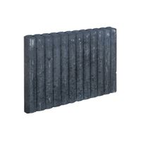 5 stuks! Mini palissadeband zwart 6x40x50 cm - Gardenlux