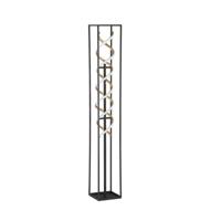 Fischer & Honsel Design vloerlamp Gian zwart led 40495