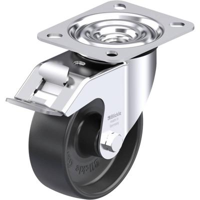 Blickle LE-PP 100G-FI Plaatstalen zwenkwiel Wieldiameter: 100 mm Draagvermogen (max.): 150 kg 1 stuk(s)
