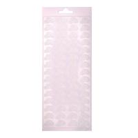 Vaessen Creative • sticker 10x23cm 10pcs ringen wit