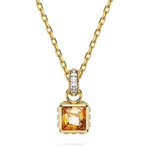 Swarovski 5648749 Ketting Stilla Square goudkleurig-geel-wit 38-42,5 cm