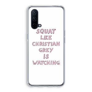 Christian Grey: OnePlus Nord CE 5G Transparant Hoesje
