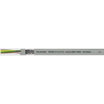 HELU 16010-500 Datakabel LiYCY 12 x 0.5 mm² Grijs 500 m