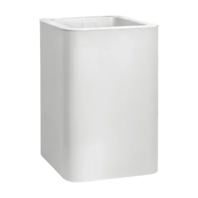 Pot jive vierkant hg 40cm wit