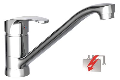 Schutte CELLINO ééngreepsmengkraan keuken | lage druk | chroom
 35490
