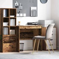 Bureau Oud hout 80 x 50 x 76 cm Bewerkt hout
