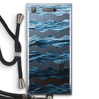 Oceaan: Sony Xperia XZ1 Transparant Hoesje met koord