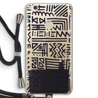 Marrakech print: Huawei Ascend P8 Lite (2017) Transparant Hoesje met koord