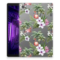 Lenovo Tab M10 HD (2de generatie) Back Case Flamingo Palms