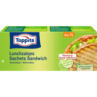 Toppits Lunchzakjes 1 L 50 Stuks bij Jumbo