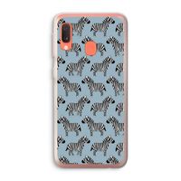 Zebra: Samsung Galaxy A20e Transparant Hoesje