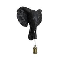 Light & Living - Wandlamp ELEPHANT - 35x13x36cm - Zwart