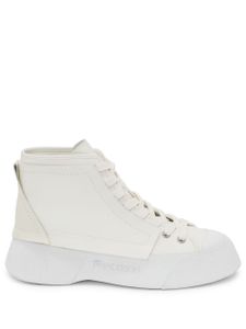 JW Anderson baskets montantes à design à empiècements - Blanc