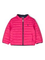 POLO RALPH LAUREN KIDS veste matelassée à design réversible - Rose