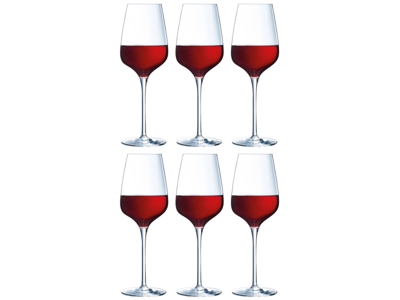 Chef & Sommelier Rode Wijnglazen Sublym - 350 ml - 6 stuks