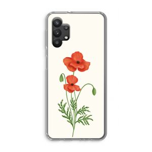 Red poppy: Samsung Galaxy A32 5G Transparant Hoesje