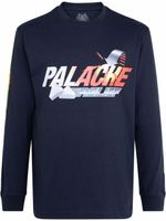 Palace t-shirt Palache SS20 à manches longues - Bleu