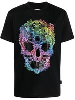 Philipp Plein t-shirt imprimé à ornements strassés - Noir - thumbnail