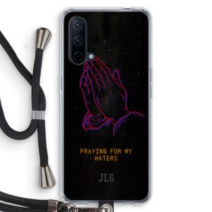 Praying For My Haters: OnePlus Nord CE 5G Transparant Hoesje met koord