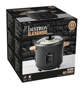 Bestron ARC100BW rijstkoker 1 l 400 W Zwart