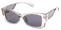 Kost zonnebril 21 020 unisex rechthoekig grijs/transparant - thumbnail