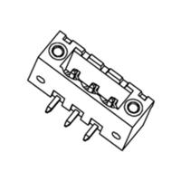 Molex 395260004 Printklem Aantal polen 4 1 stuk(s) - thumbnail