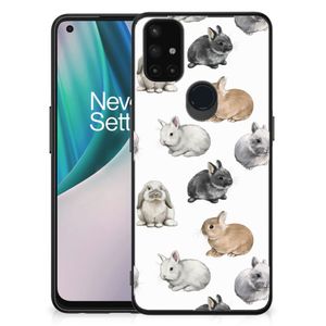 Dierenprint Telefoonhoesje voor OnePlus Nord N10 5G Konijntjes