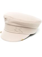 Ruslan Baginskiy casquette gavroche à plaque logo - Tons neutres