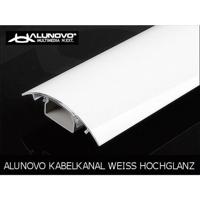 Alunovo HW90-100 Kabelgoot (l x b x h) 1000 x 80 x 20 mm Wit (glanzend) 1 stuk(s)