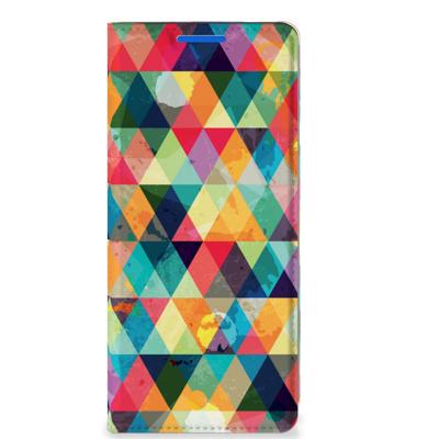 OPPO Reno 6 Pro Plus 5G | Hoesje met Magneet | Geruit OPPO Reno 6 Pro Plus 5G | Hoesje met Magneet | Geruit