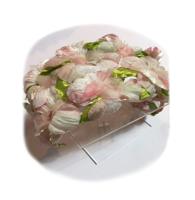 Vintage Fascinator Flowers Pink / White - thumbnail