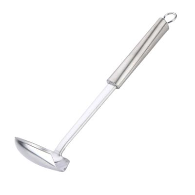 Alpina Keukengerei saus opscheplepel - zilver - rvs - 28 x 7 cm