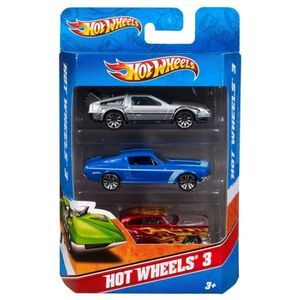 Hot Wheels race autos 3 stuks   -