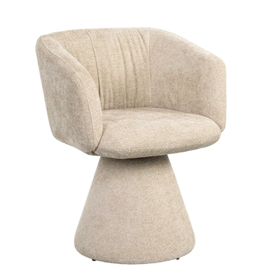 Draai Eetkamerstoel Madeline Cream Unicorn