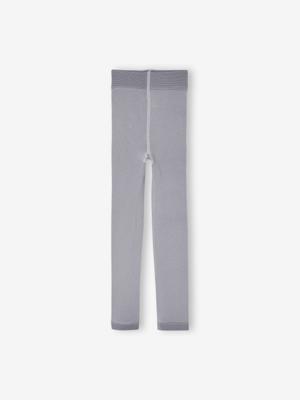 Fleece-legging voor meisjes parelgrijs