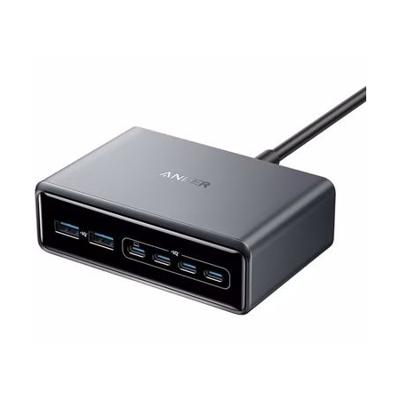 Anker Prime Wall Charger 200w, 4C/2A Zilver
