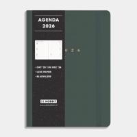 Luxe A5 Agenda 2026 Donkergroen