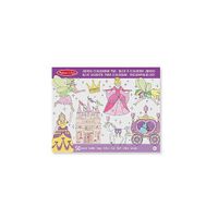 Meisjes prinsessen kleurboek met 50 paginas - thumbnail