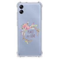 Samsung Galaxy A04e Stevig | Bumper Hoesje | Boho Text
