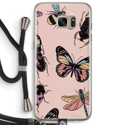 Tiny Bugs: Samsung Galaxy S7 Edge Transparant Hoesje met koord