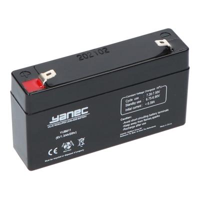 YANEC loodaccu 6v 1.3ah