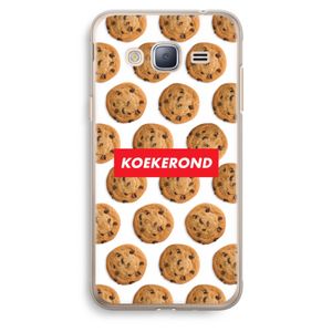 Koekerond: Samsung Galaxy J3 (2016) Transparant Hoesje