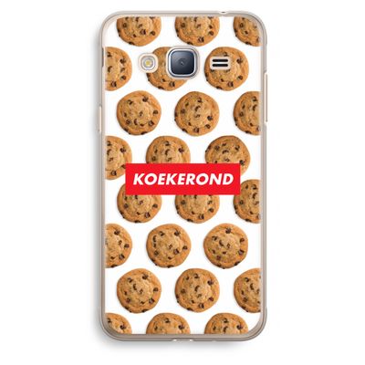 Koekerond: Samsung Galaxy J3 (2016) Transparant Hoesje