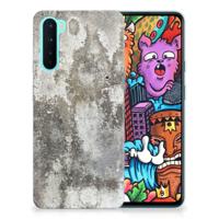 OnePlus Nord | TPU | Siliconen hoesje | Beton Print