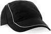 Beechfield CB182 Coolmax® Flow Mesh Cap - Black - One Size - thumbnail