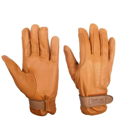 Ideal Menhandschoenen bruin maat:s