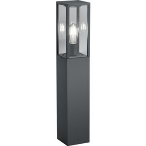 LED Tuinverlichting - Staande Buitenlamp - Trion Garinola XL - E27 Fitting - Mat Antraciet - Aluminium