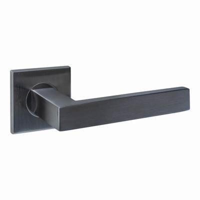 Intersteel DeurklinkQ 05 op vierkant rozet antraciet - 1329.103502
