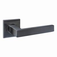 Intersteel DeurklinkQ 05 op vierkant rozet antraciet - 1329.103502