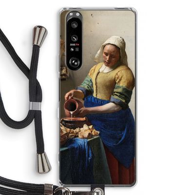 The Milkmaid: Sony Xperia 1 III Transparant Hoesje met koord